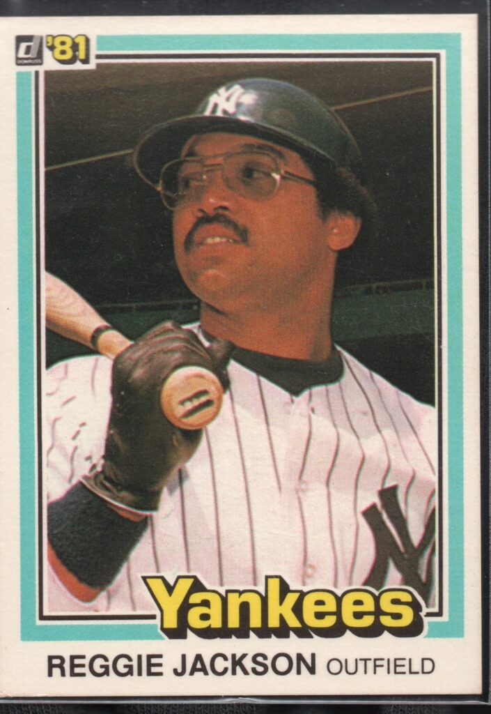 1981 Donruss #228 Reggie Jackson New York Yankees