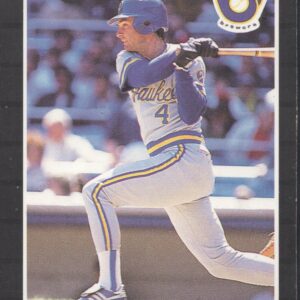 1989 Donruss #291 Paul Molitor Milwaukee Brewers