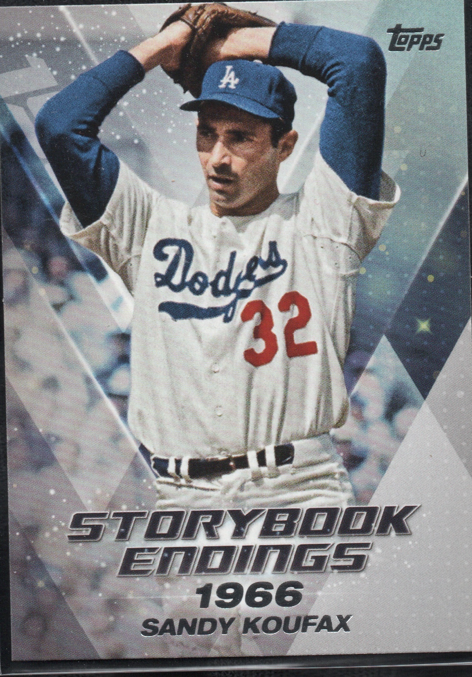 2018 Topps Storybook Endings SE-3 Sandy Koufax Dodgers