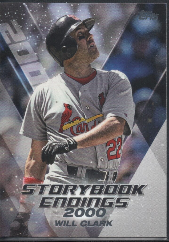 2018 Topps Storybook Endings SE-9 Will Clark Cardinals