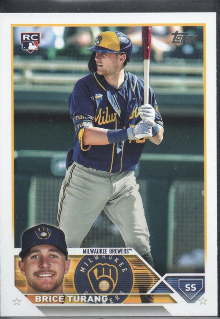 2023 Topps Series 2 #530 Brice Turang RC Brewers