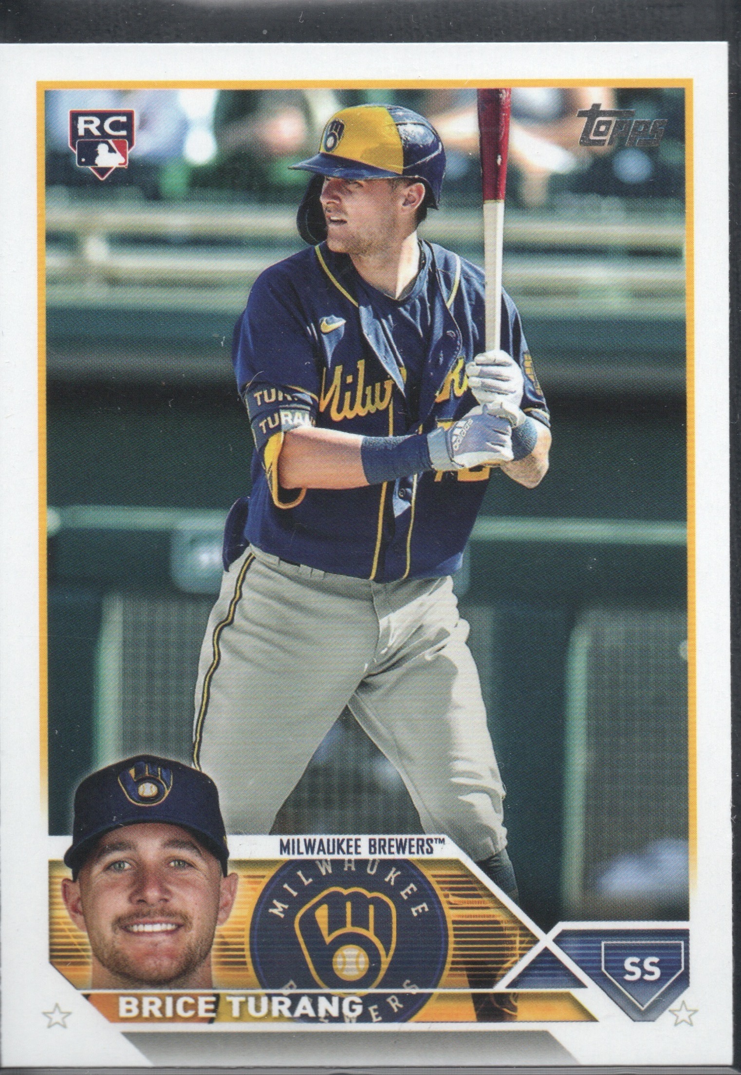 2023 Topps Series 2 #530 Brice Turang RC Brewers