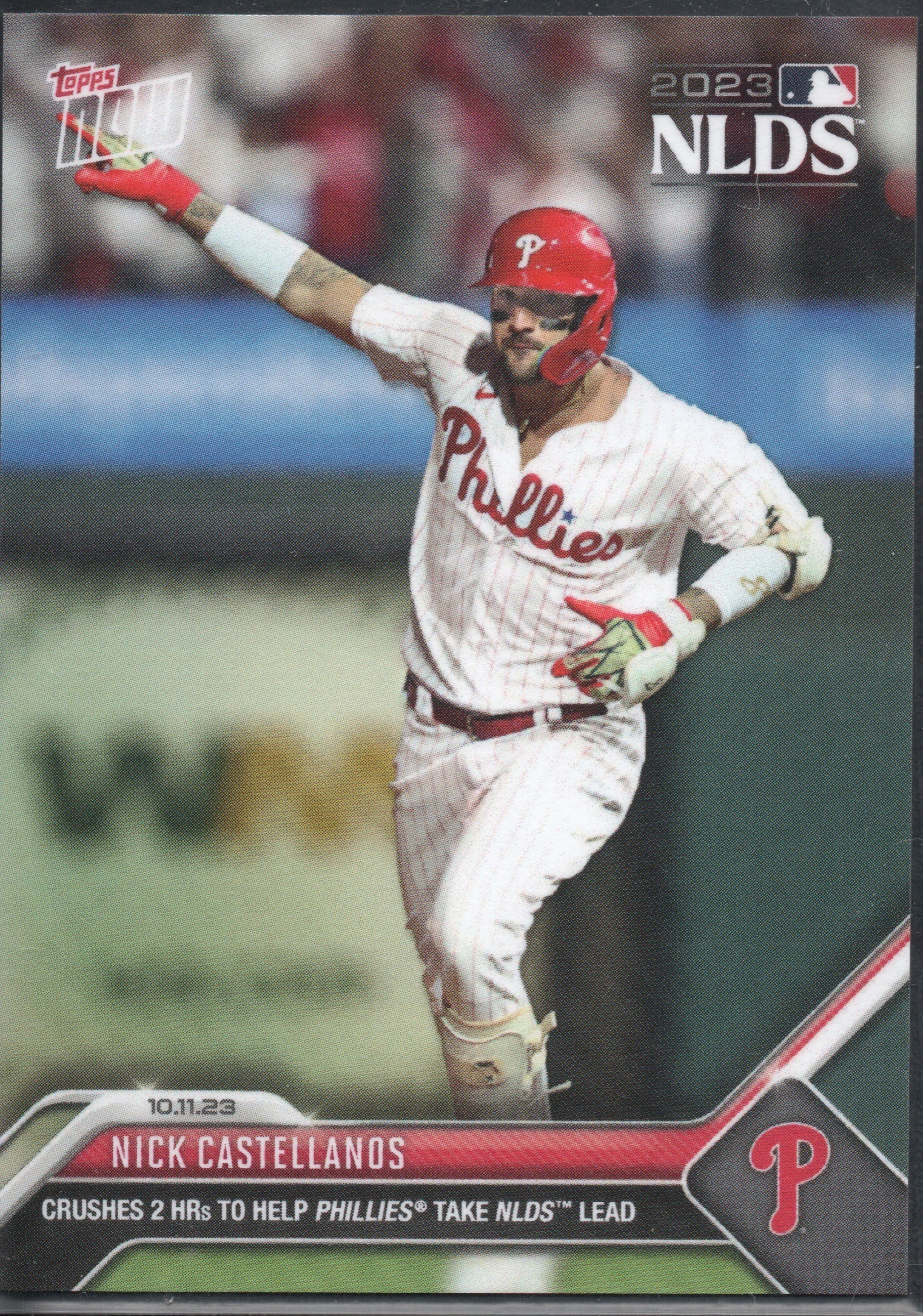 2023 Topps Now #993 Nick Castellanos Phillies NLDS Two Home Runs