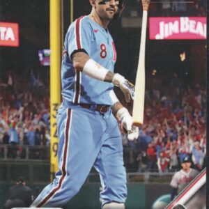 2023 Topps Now #999 Nick Castellanos Phillies First With Back-to-Back Multi-HR Postseason Games
