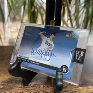 2020 Topps Now World Series Walker Buehler On Card Auto 8/49 Blue Dodgers #433B
