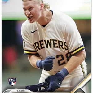 2023 Topps Now Joey Wiemer Rookie Card RC Comes In Clutch With Walk-Off