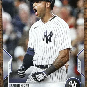 Aaron Hicks 2022 Topps Now #400 Yankees 9th Inning Game Tying Blast PR-387