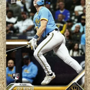 2023 Topps Now MLB #406 Joey Wiemer RC Milwaukee Brewers