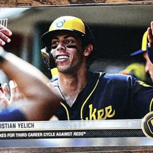 Christian Yelich 2022 Topps Now #167 Brewers PR-704 3rd Career Cycle